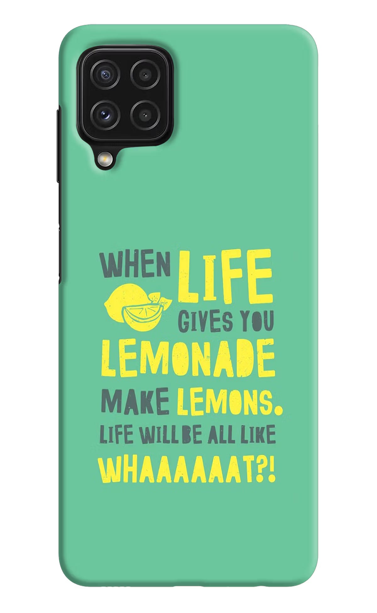Quote Samsung A22 4G Hard Case Back Cover by Casekaro
