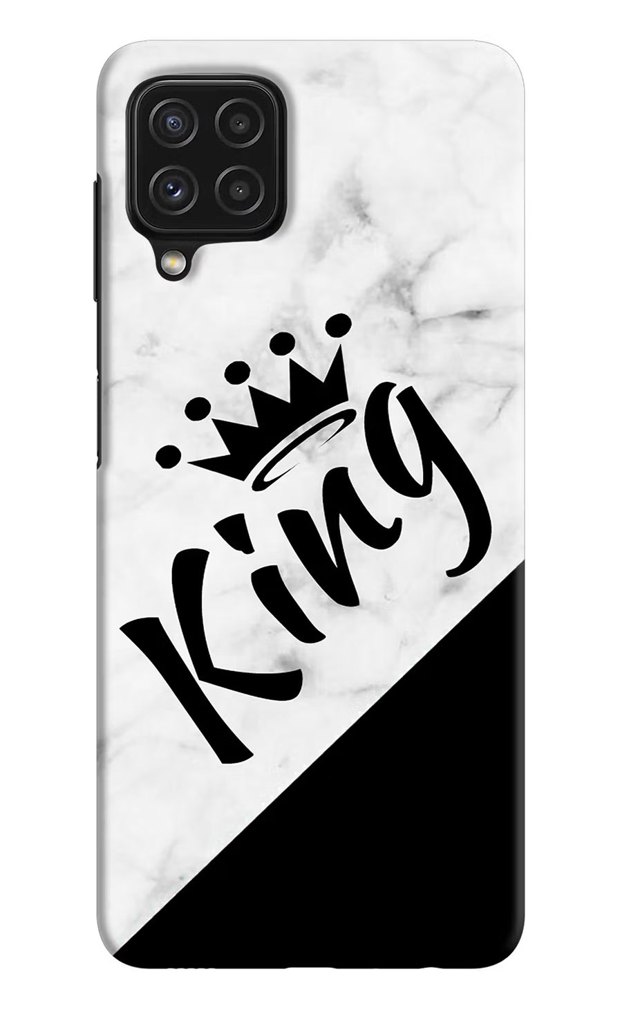 King Samsung A22 4G Back Cover, Hard case