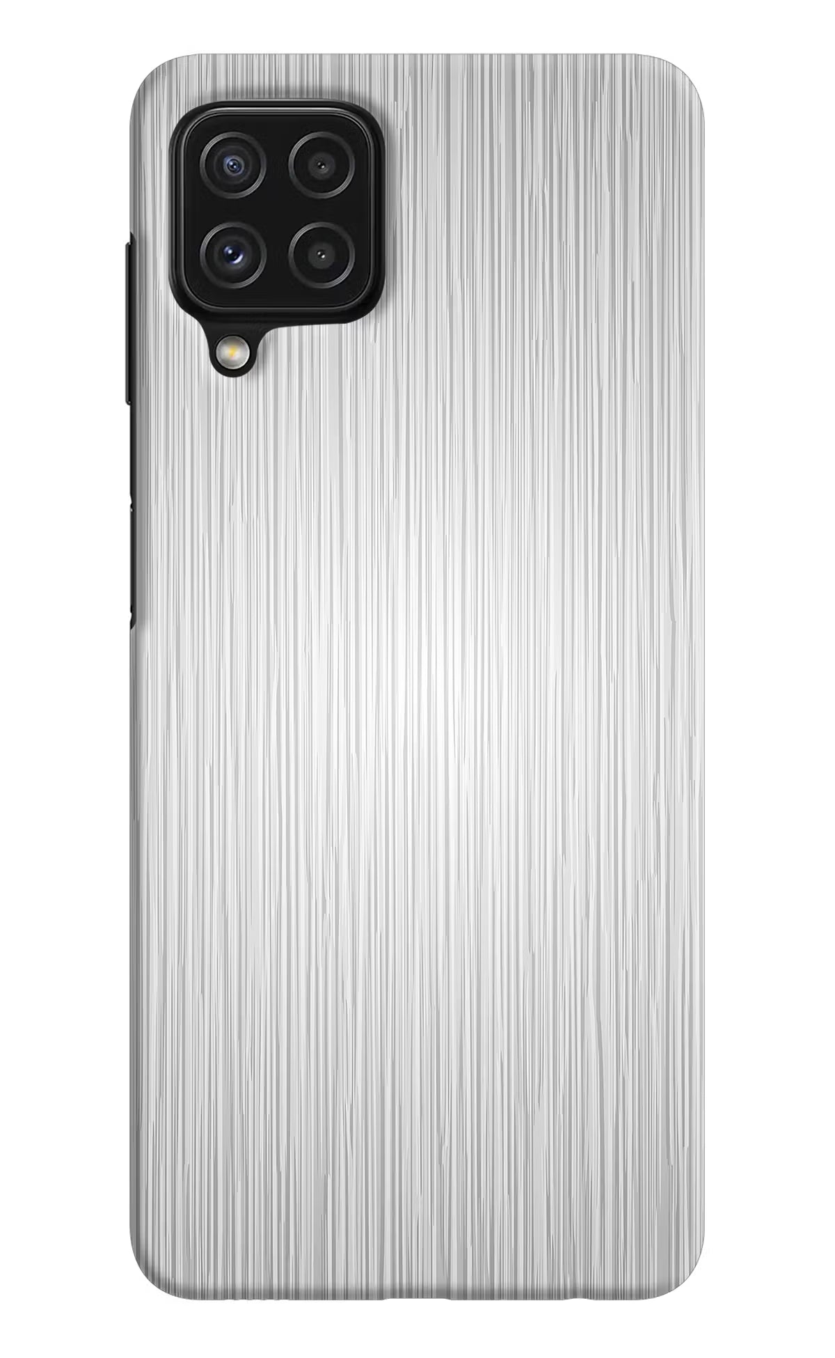 Wooden Grey Texture Samsung A22 4G Hard Case Back Cover by Casekaro