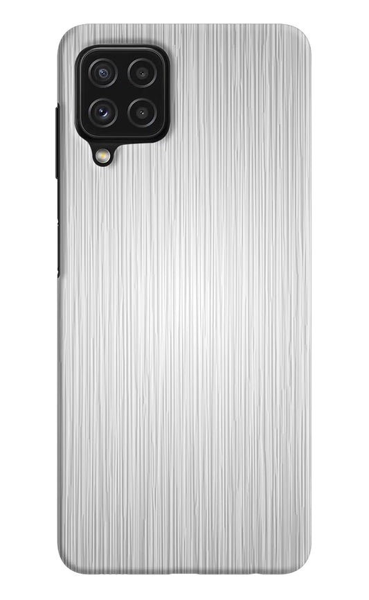 Wooden Grey Texture Samsung A22 4G Hard Case Back Cover by Casekaro