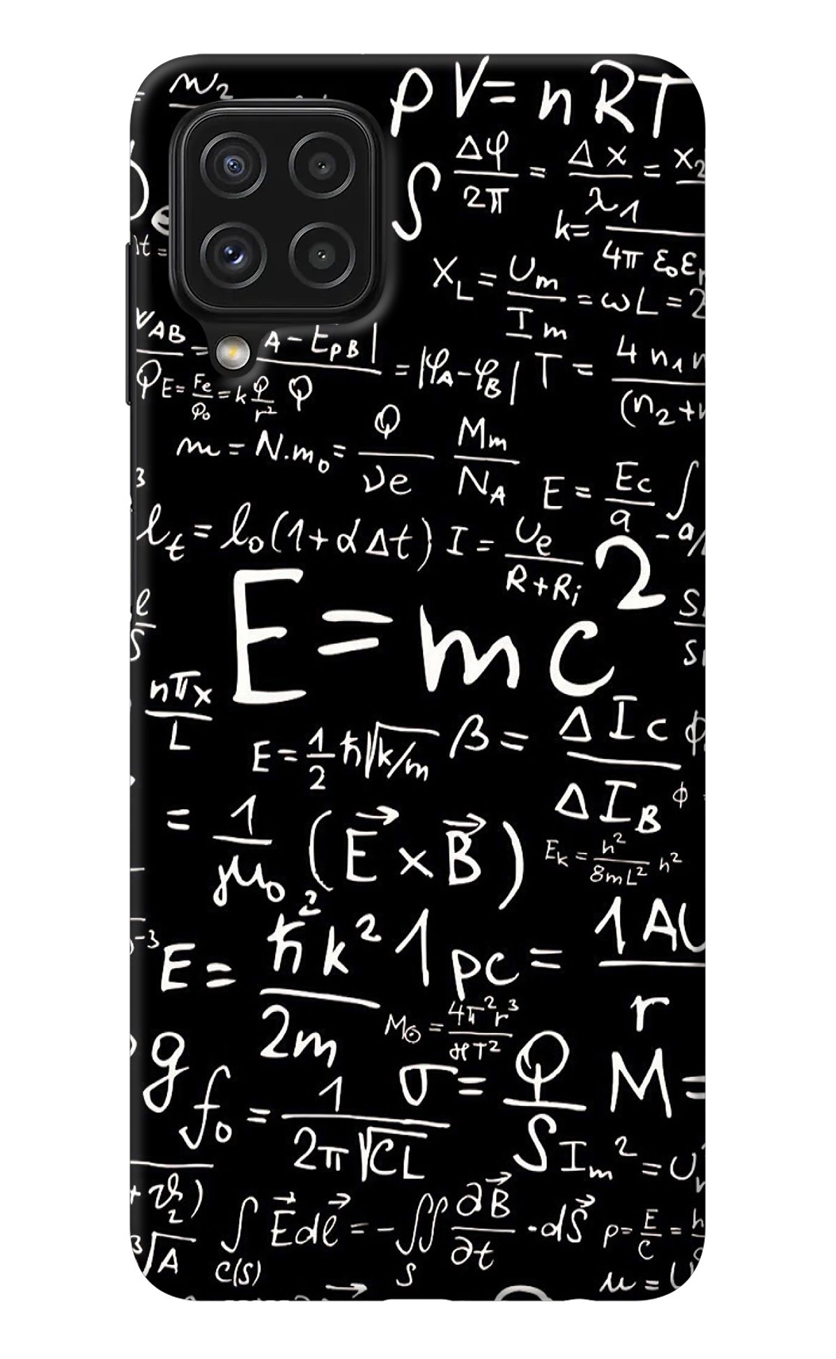 Physics Albert Einstein Formula Samsung A22 4G Back Cover