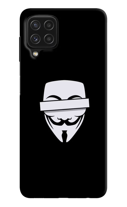 Anonymous Face Samsung A22 4G Hard Case Back Cover by Casekaro