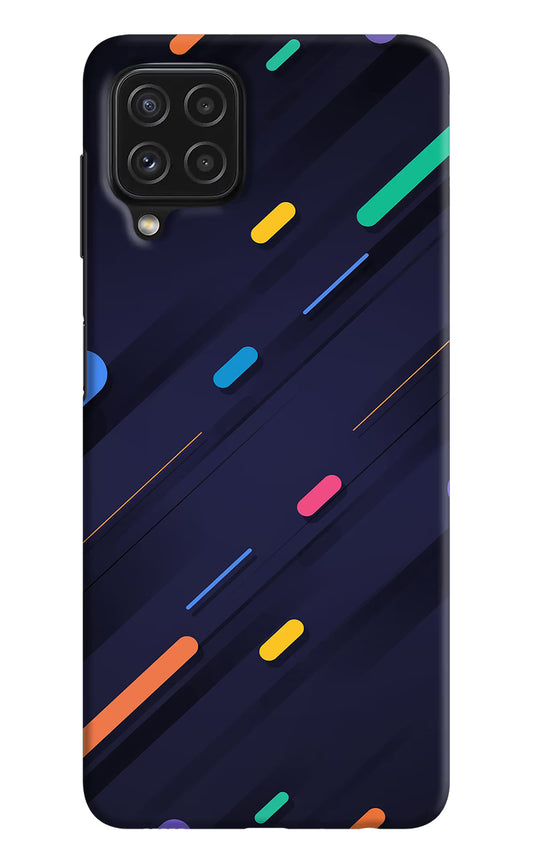 Abstract Design Samsung A22 4G Hard Case Back Cover by Casekaro