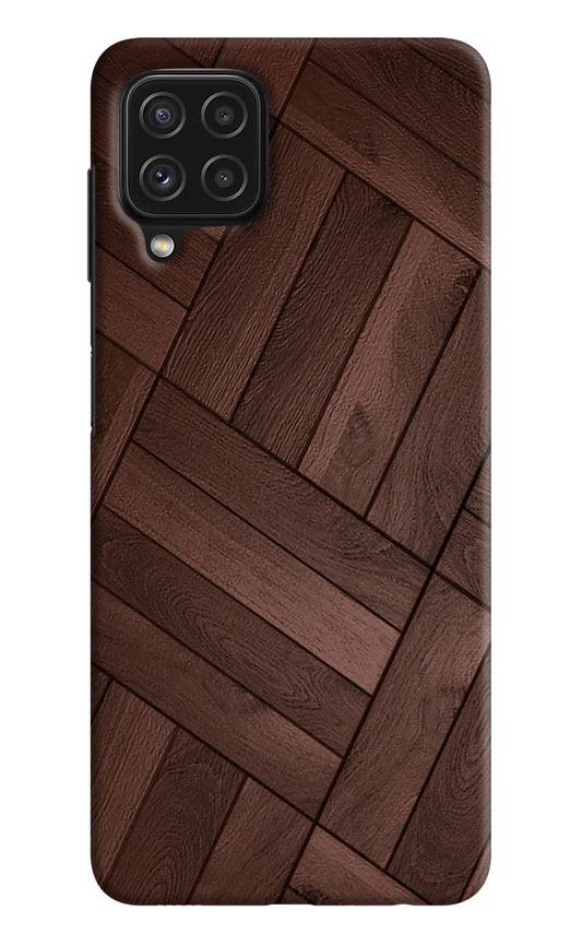 Wooden Texture Design Samsung A22 4G Hard Case Back Cover by Casekaro
