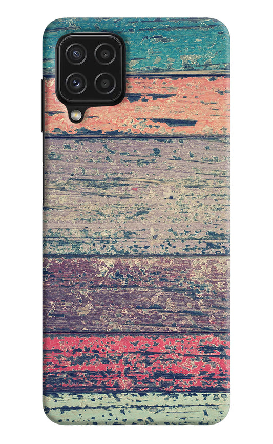 Colourful Wall Samsung A22 4G Hard Case Back Cover by Casekaro