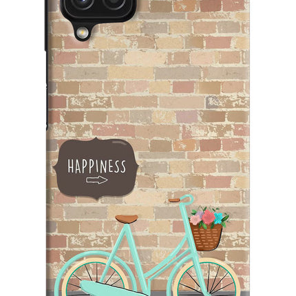 Happiness Artwork Samsung A22 4G Hard Case Back Cover by Casekaro