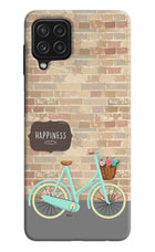 Happiness Artwork Samsung A22 4G Hard Case Back Cover by Casekaro