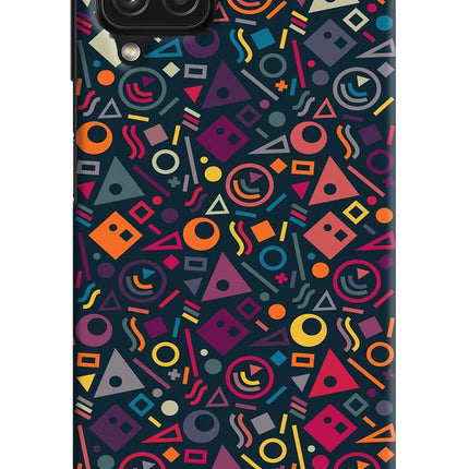 Geometric Abstract Samsung A22 4G Hard Case Back Cover by Casekaro