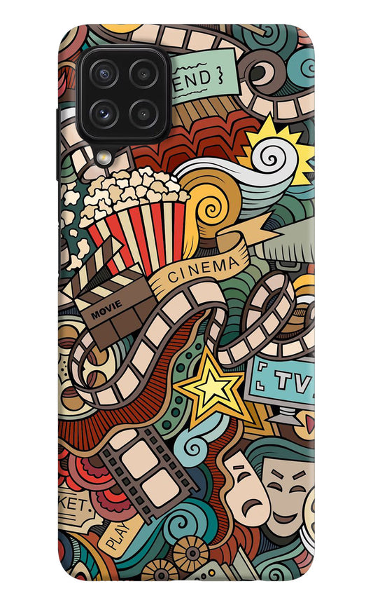 Cinema Abstract Samsung A22 4G Hard Case Back Cover by Casekaro