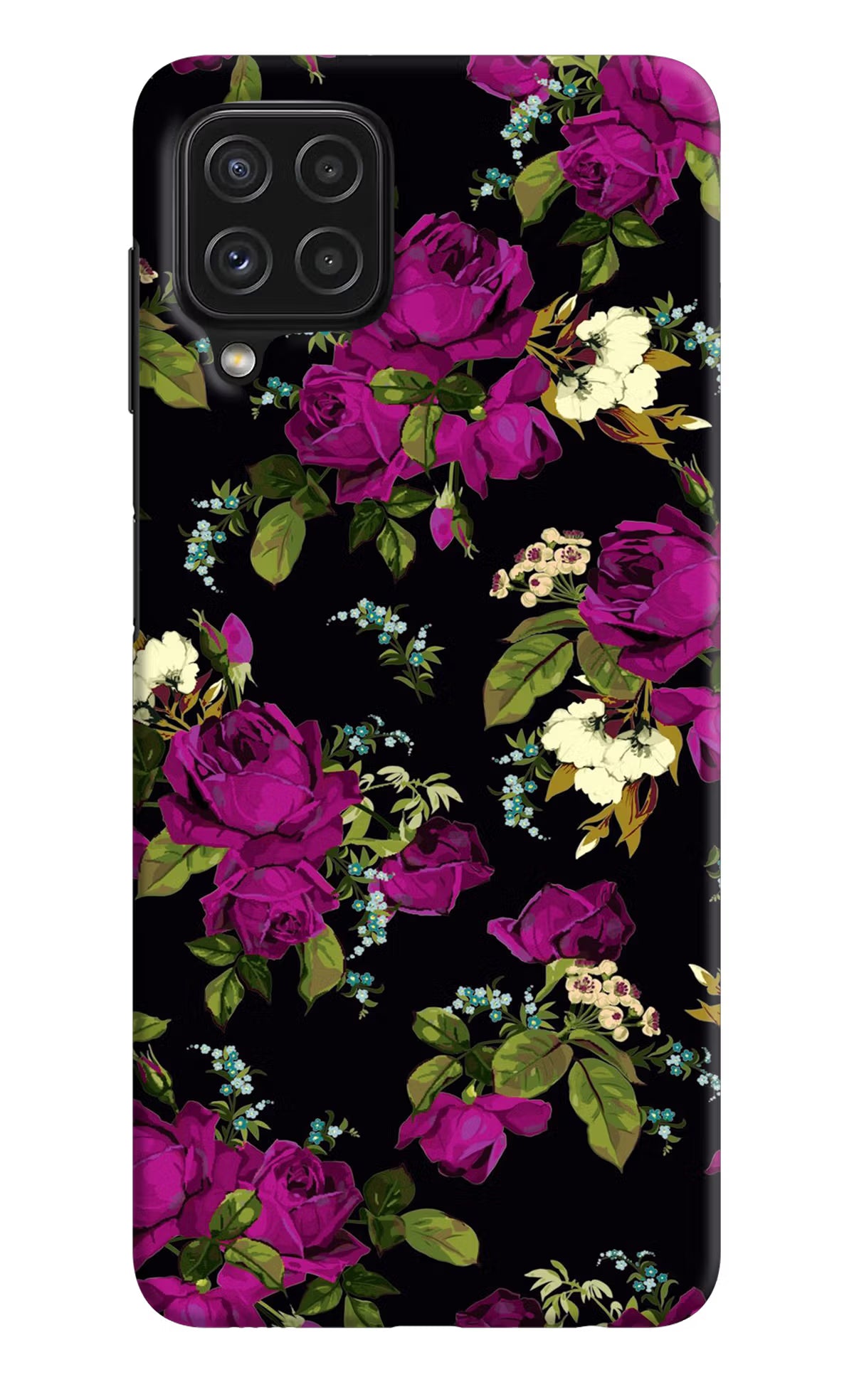 Flowers Samsung A22 4G Hard Case Back Cover by Casekaro