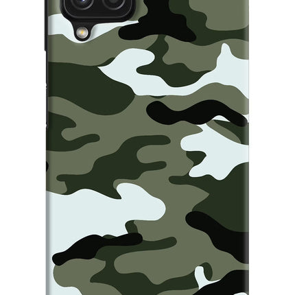 Camouflage Samsung A22 4G Hard Case Back Cover by Casekaro