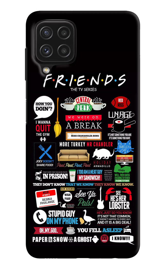 FRIENDS Samsung A22 4G Hard Case Back Cover by Casekaro