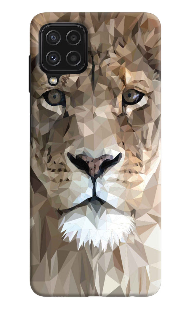 Lion Art Samsung A22 4G Hard Case Back Cover by Casekaro