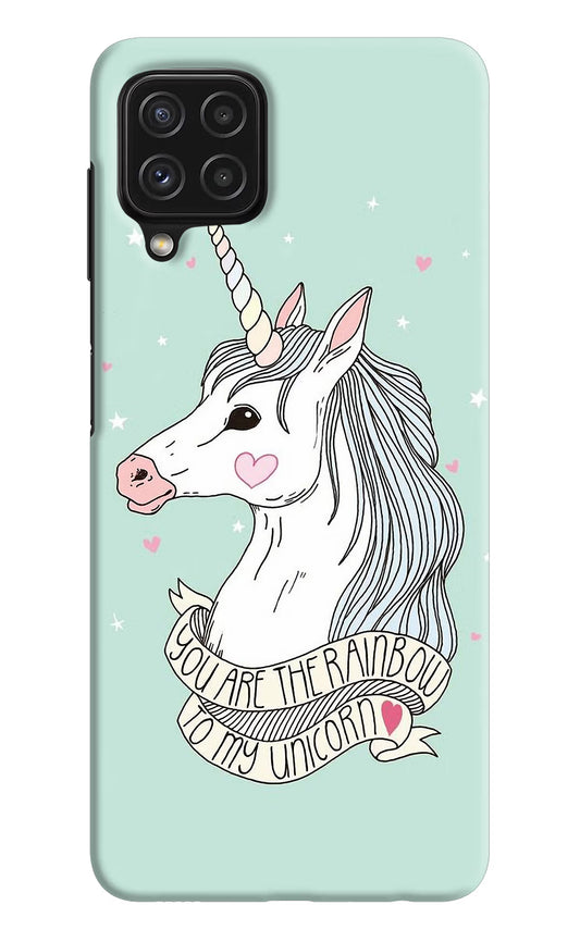 Unicorn Wallpaper Samsung A22 4G Hard Case Back Cover by Casekaro