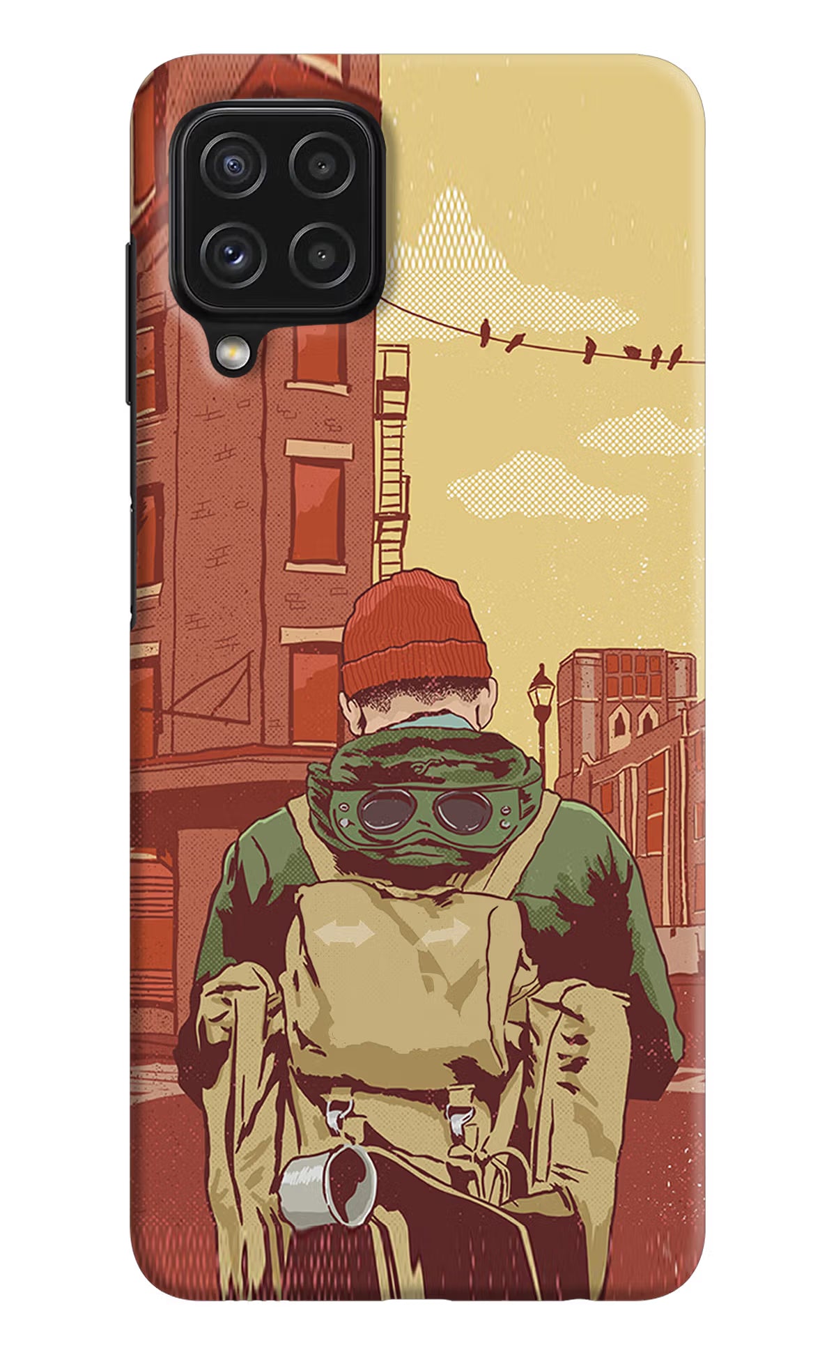 Adventurous Samsung A22 4G Hard Case Back Cover by Casekaro