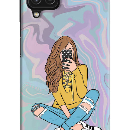 Selfie Girl Samsung A22 4G Hard Case Back Cover by Casekaro