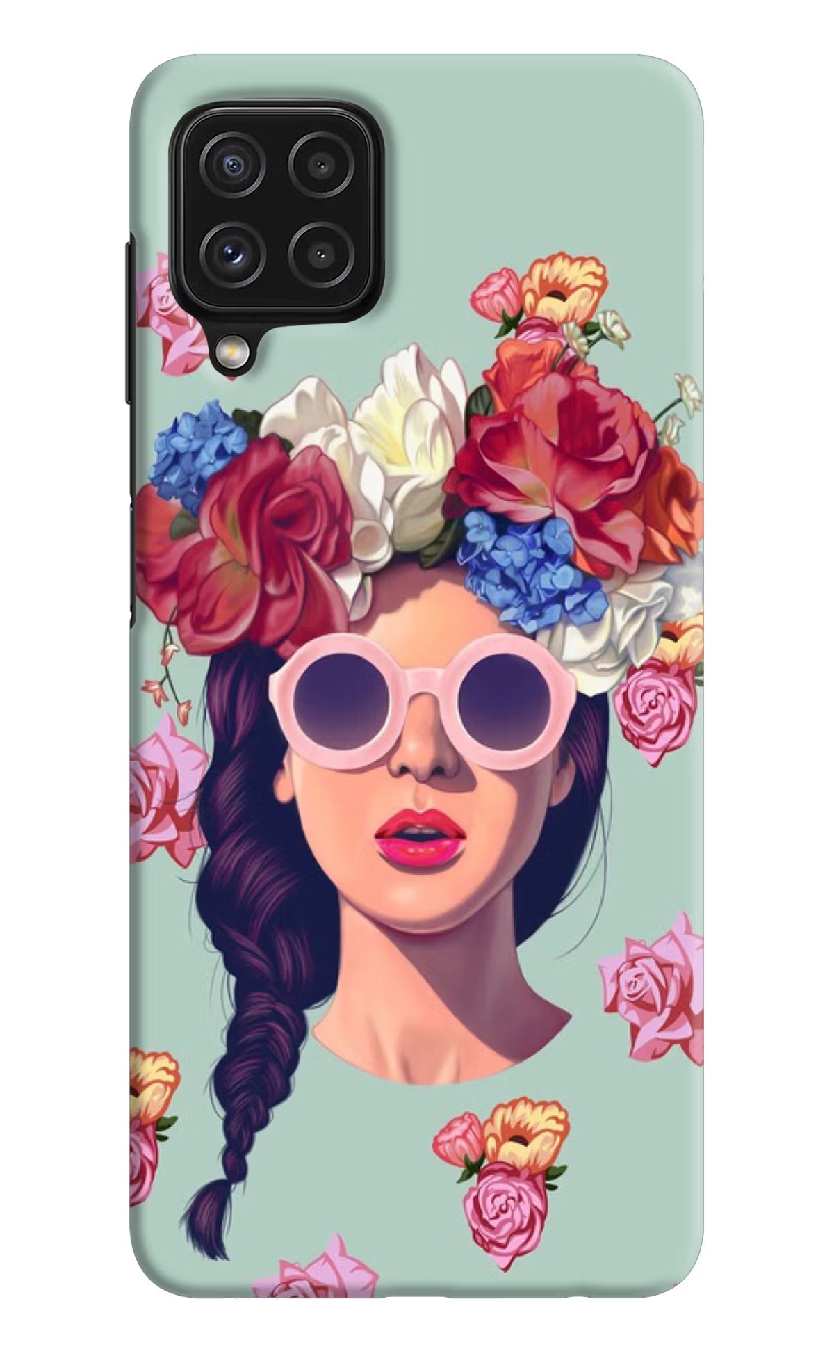 Pretty Girl Samsung A22 4G Hard Case Back Cover by Casekaro