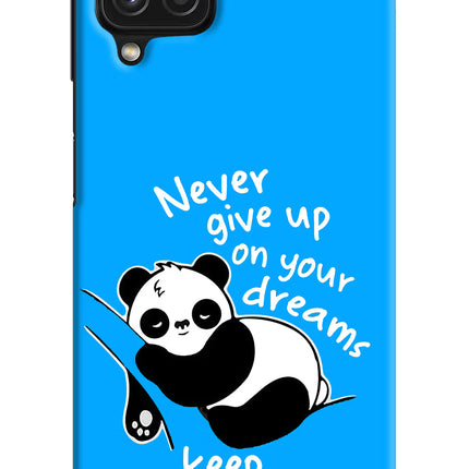 Keep Sleeping Samsung A22 4G Hard Case Back Cover by Casekaro