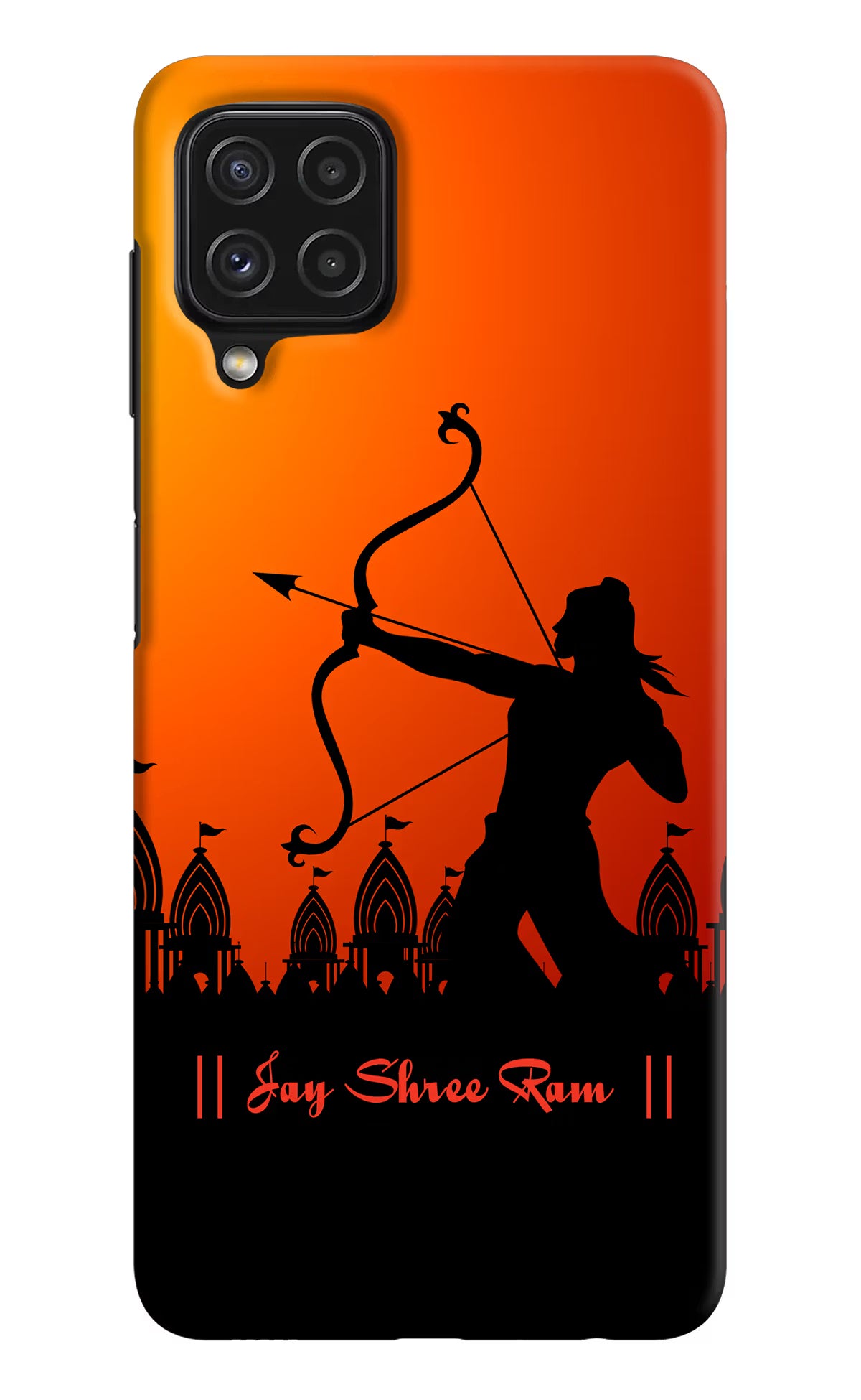 Lord Ram - 4 Samsung A22 4G Hard Case Back Cover by Casekaro