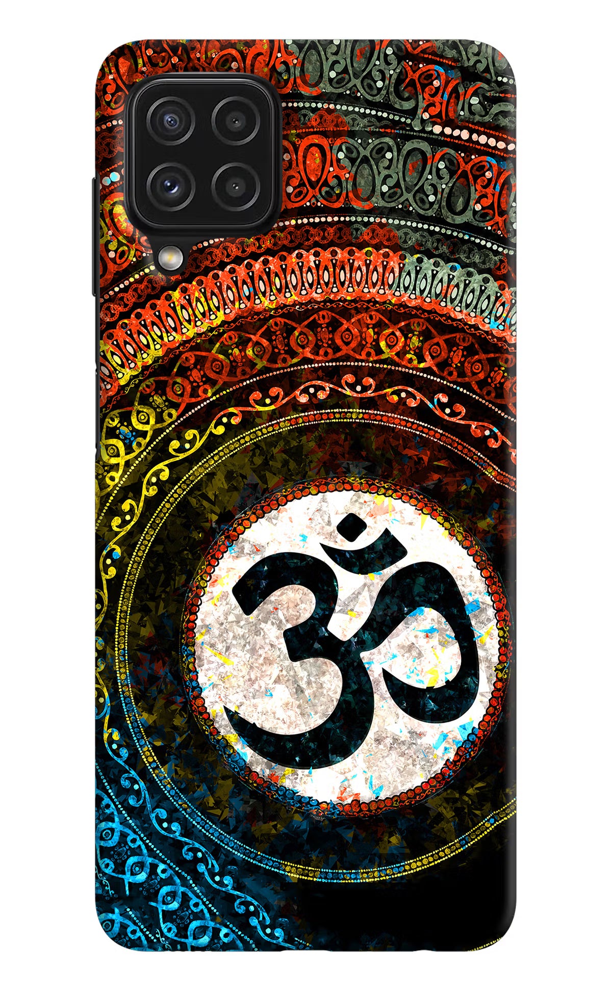 Om Cultural Samsung A22 4G Hard Case Back Cover by Casekaro