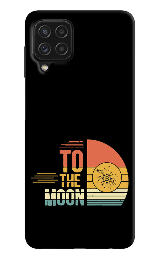 To the Moon Samsung A22 4G Hard Case Back Cover by Casekaro