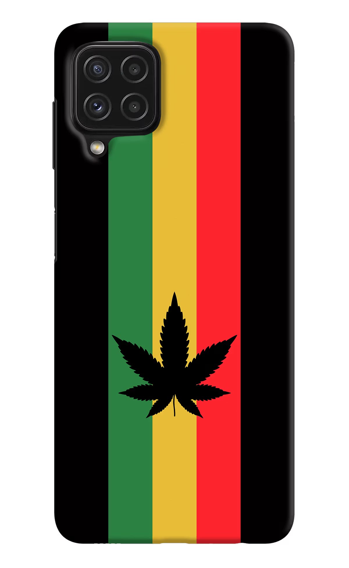 Weed Flag Samsung A22 4G Hard Case Back Cover by Casekaro
