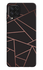 Geometric Pattern Samsung A22 4G Hard Case Back Cover by Casekaro