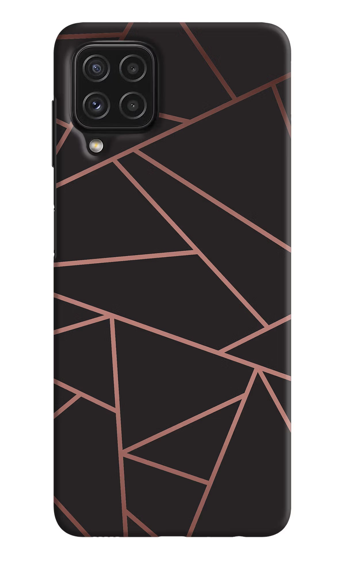 Geometric Pattern Samsung A22 4G Hard Case Back Cover by Casekaro