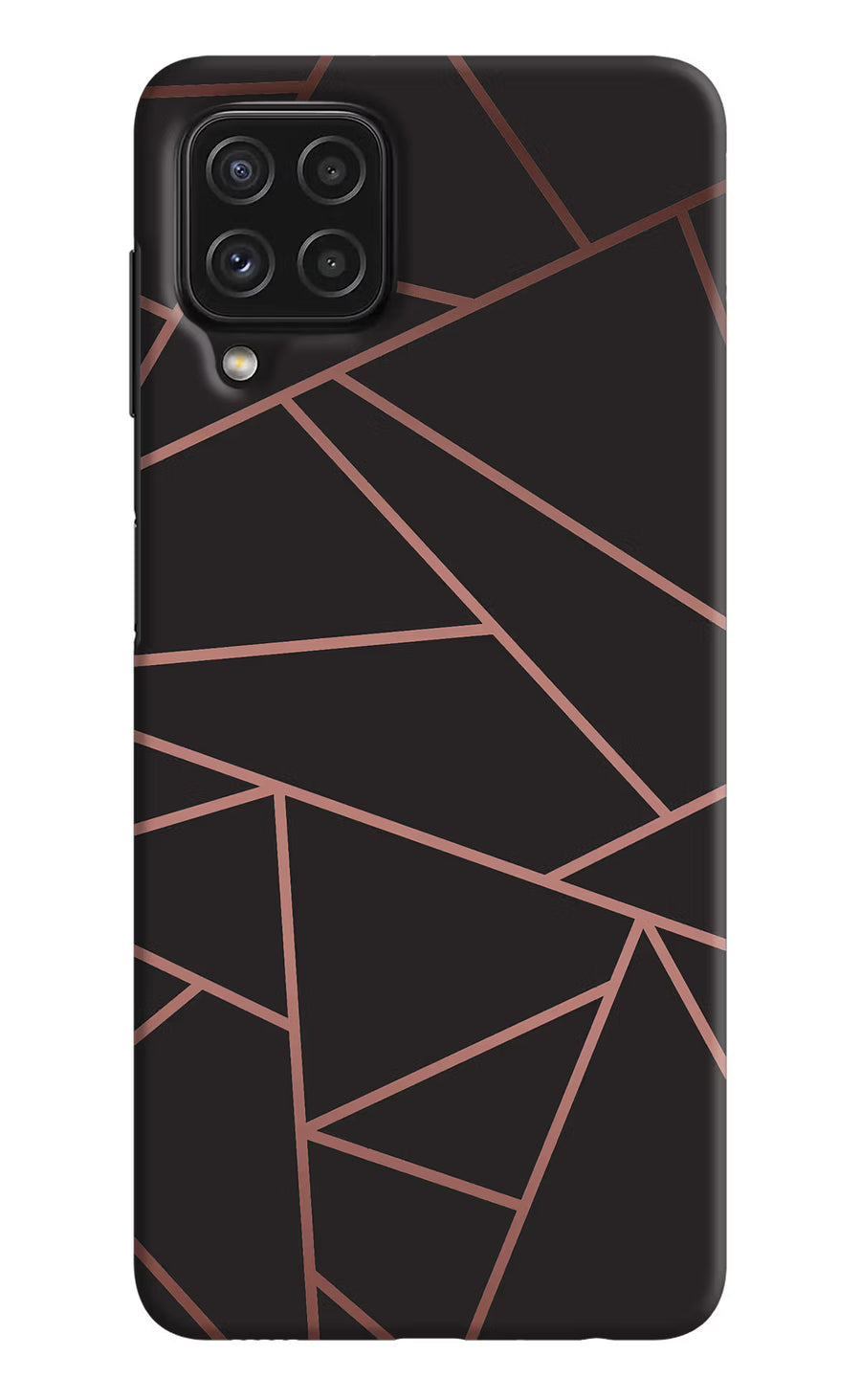 Geometric Pattern Samsung A22 4G Back Cover, Hard case