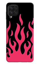 Fire Flames Samsung A22 4G Hard Case Back Cover by Casekaro