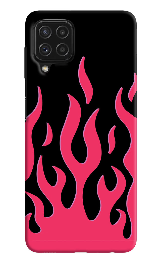 Fire Flames Samsung A22 4G Hard Case Back Cover by Casekaro