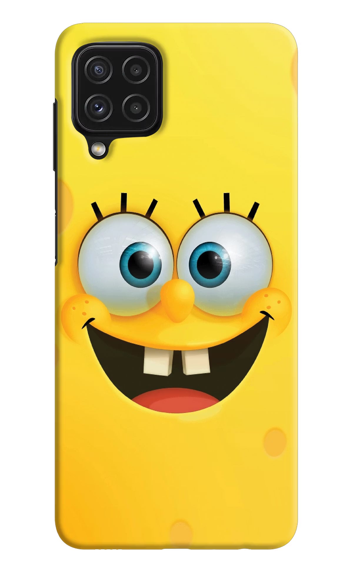 Sponge 1 Samsung A22 4G Hard Case Back Cover by Casekaro