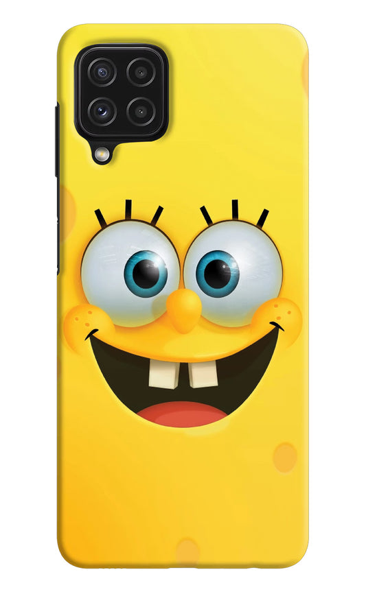 Sponge 1 Samsung A22 4G Hard Case Back Cover by Casekaro