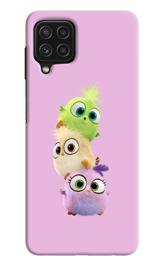 Cute Little Birds Samsung A22 4G Hard Case Back Cover by Casekaro