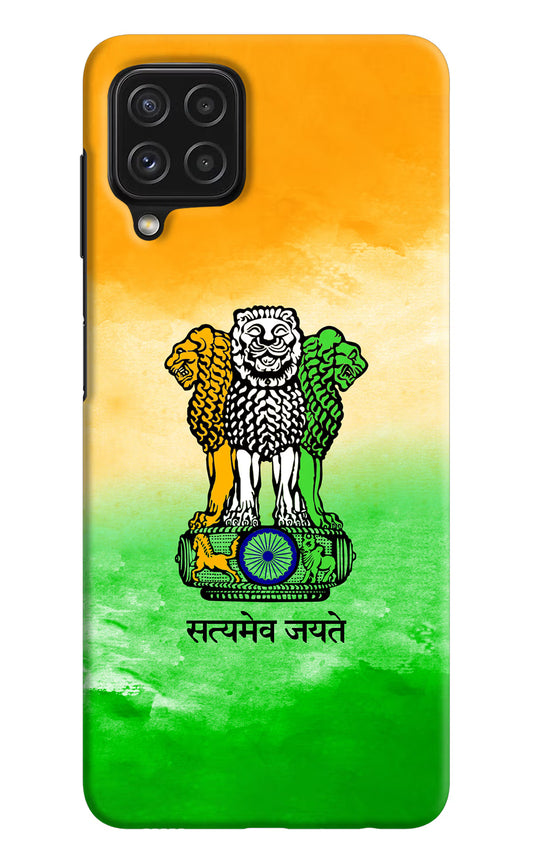 Satyamev Jayate Flag Samsung A22 4G Hard Case Back Cover by Casekaro