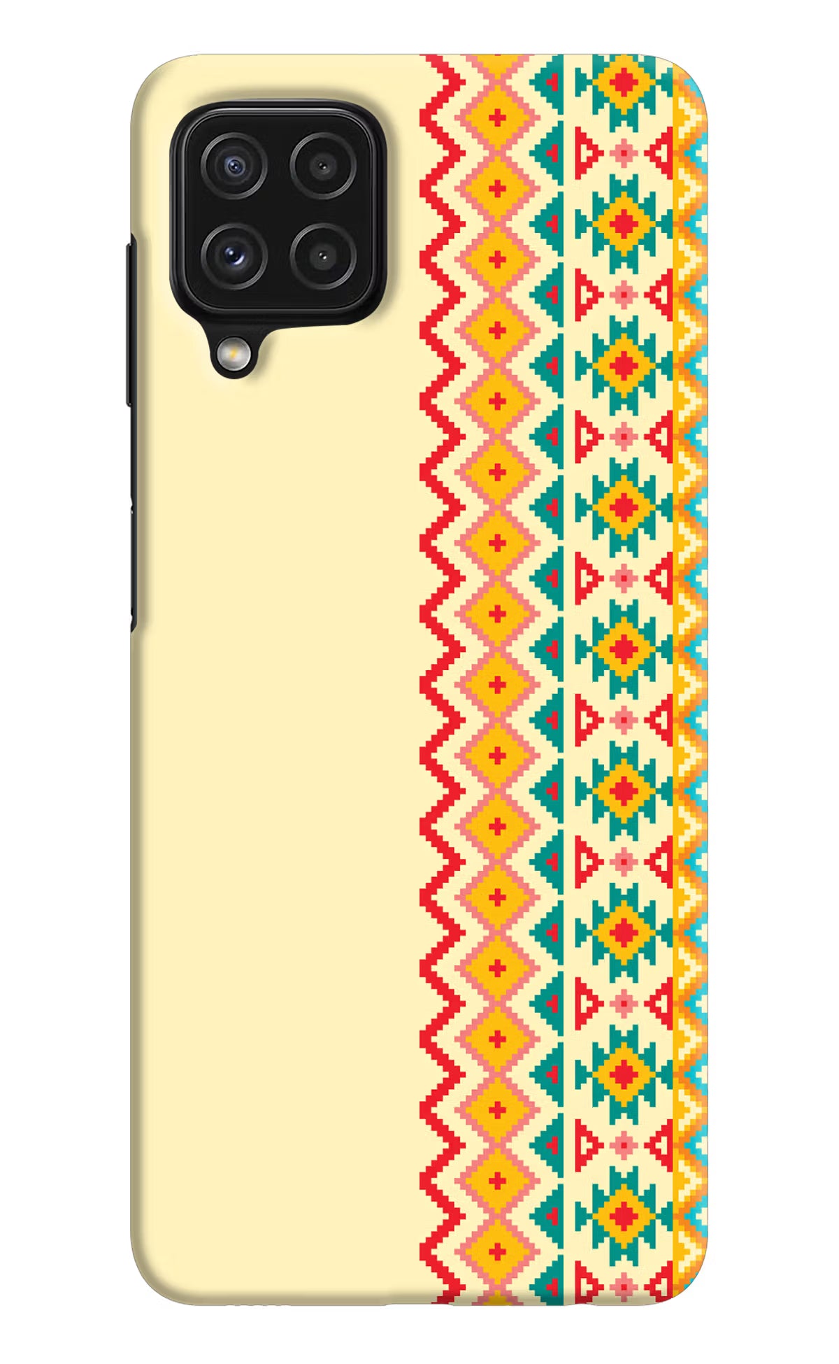 Ethnic Seamless Samsung A22 4G Hard Case Back Cover by Casekaro