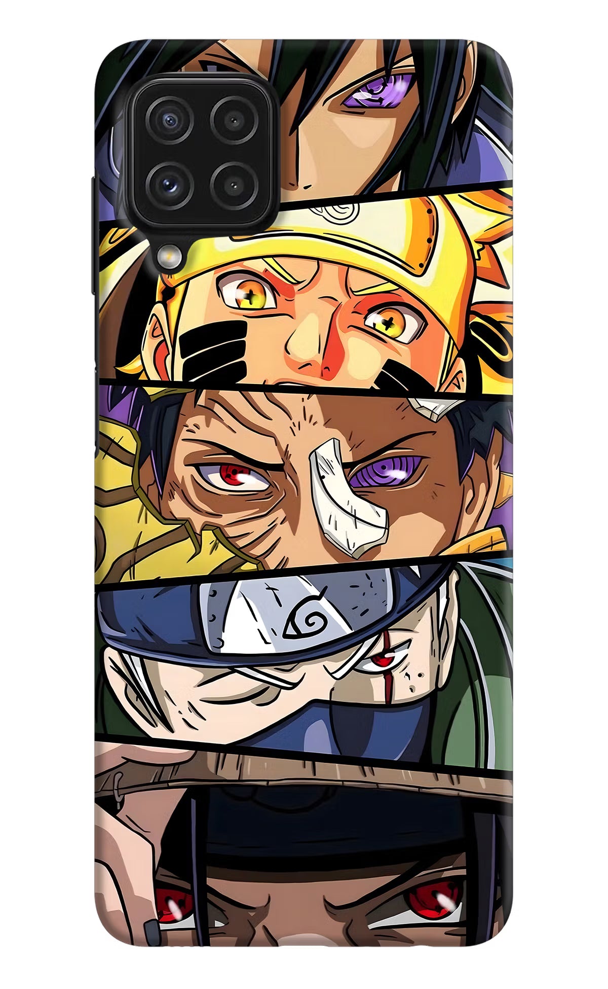 Naruto Character Samsung A22 4G Hard Case Back Cover by Casekaro