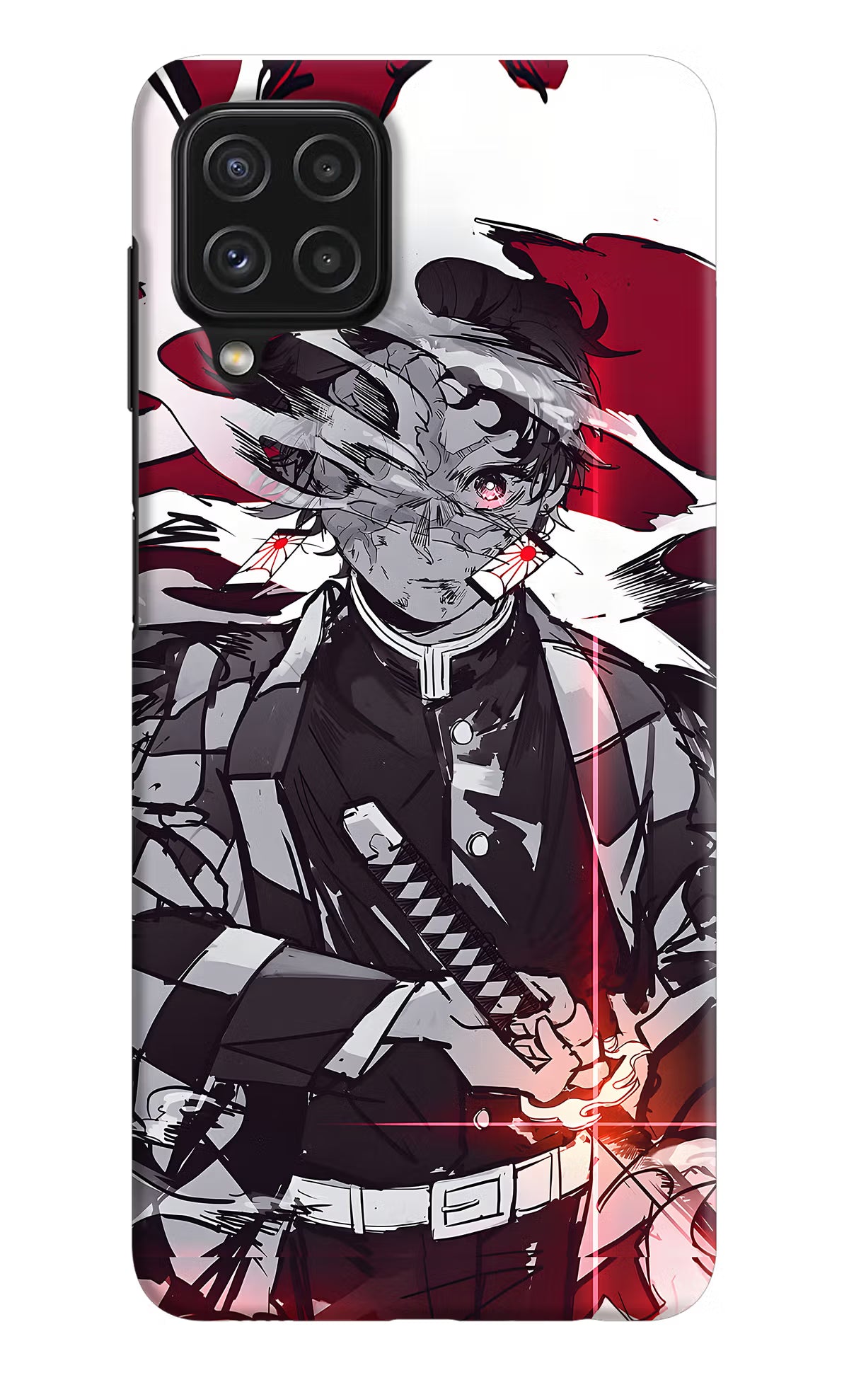 Demon Slayer Samsung A22 4G Hard Case Back Cover by Casekaro