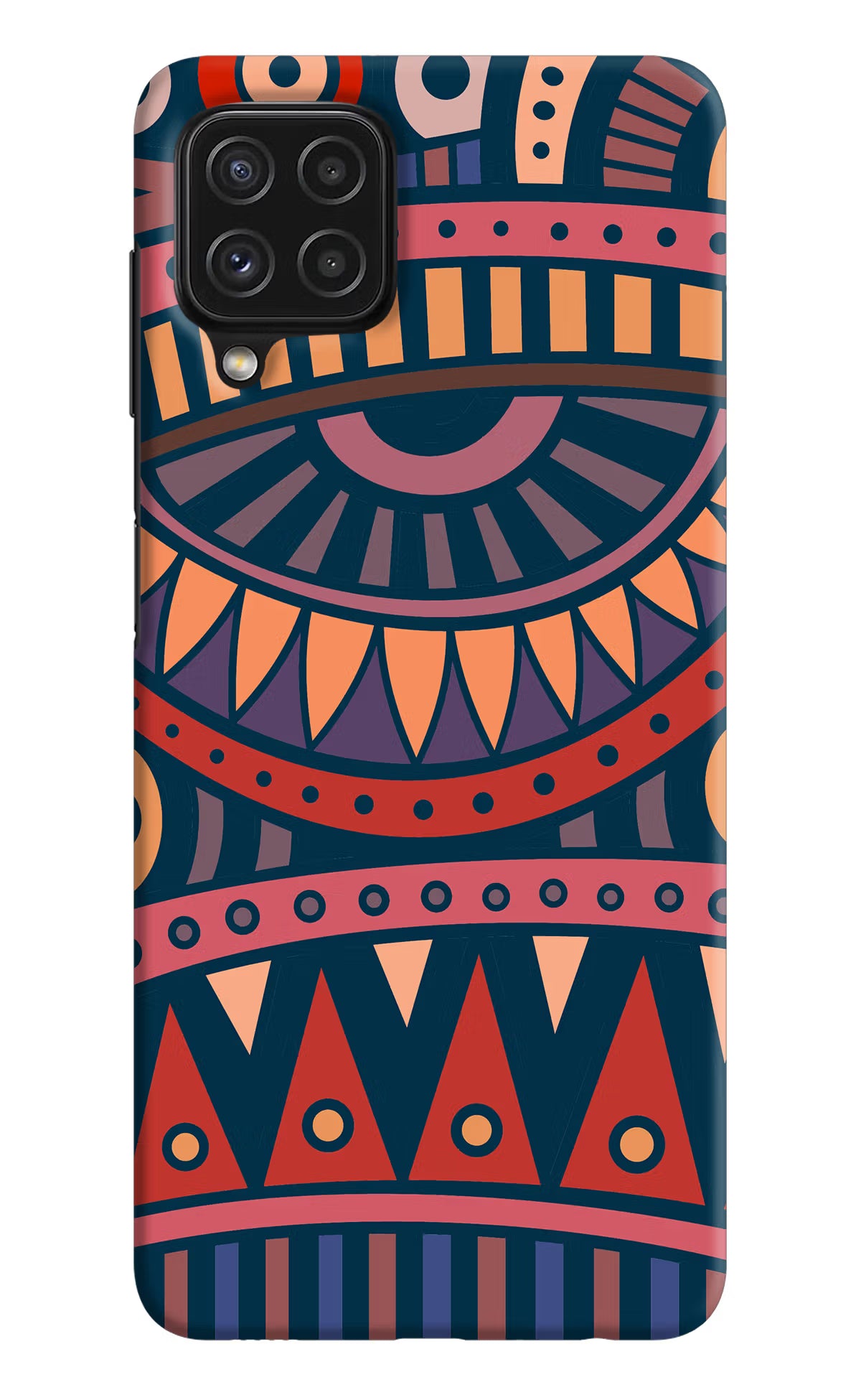 African Culture Design Samsung A22 4G Hard Case Back Cover by Casekaro