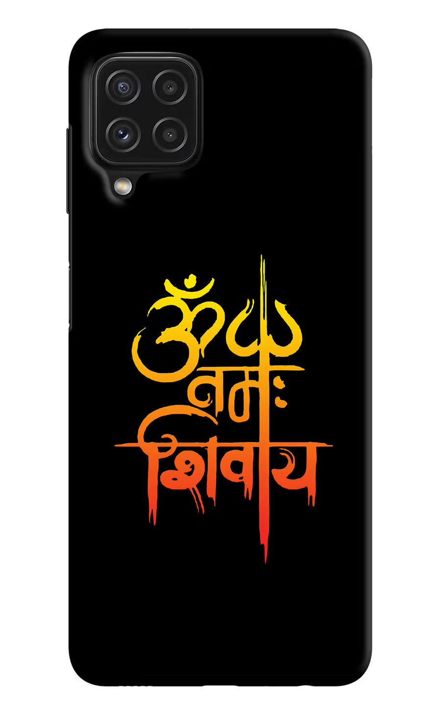 Om Namah Shivay Samsung A22 4G Back Cover, Hard case