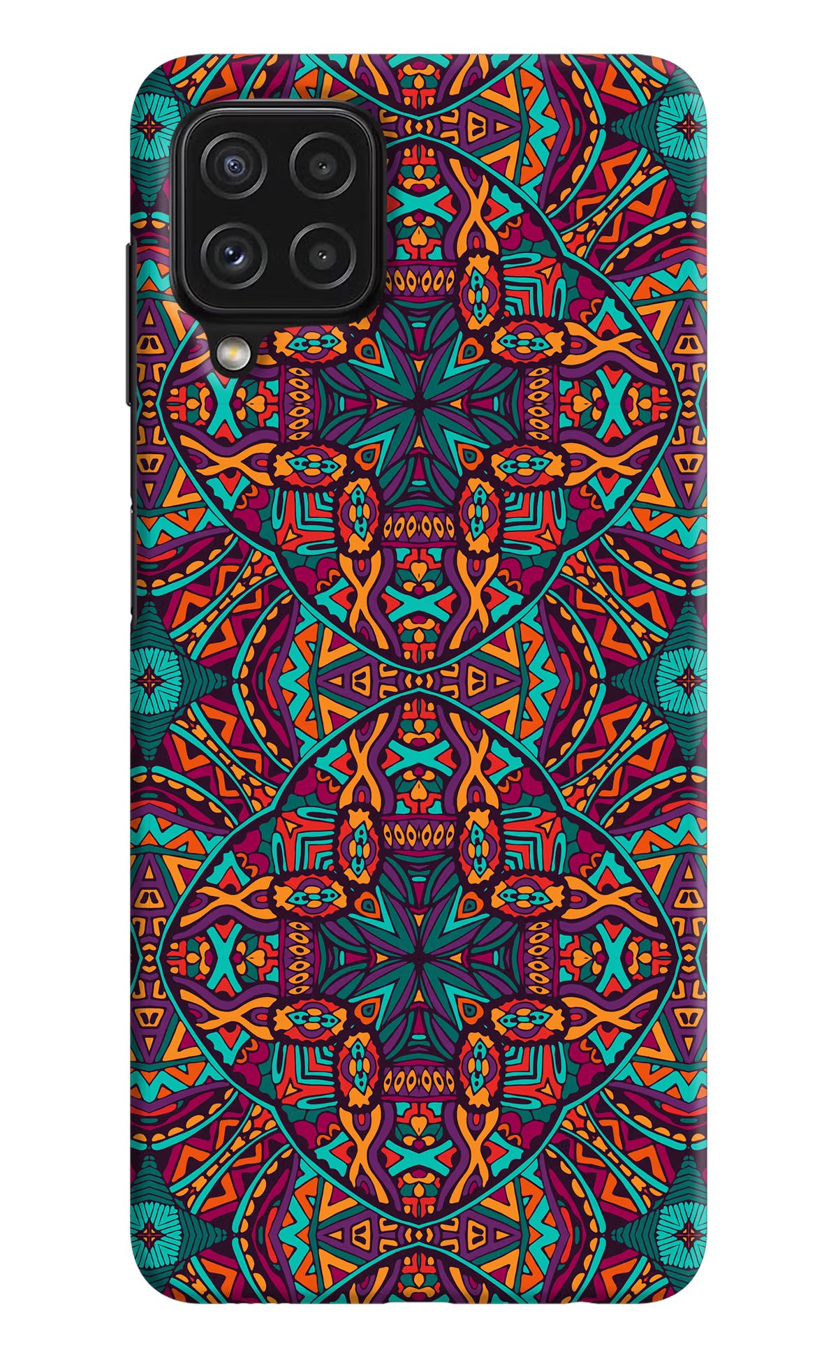 Colour Mandala Samsung A22 4G Hard Case Back Cover by Casekaro