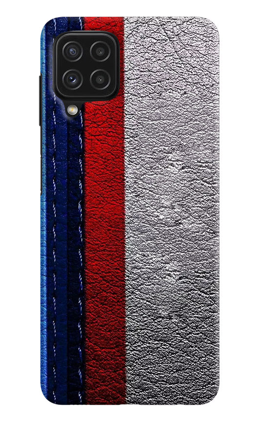 BMW Stripes Samsung A22 4G Hard Case Back Cover by Casekaro