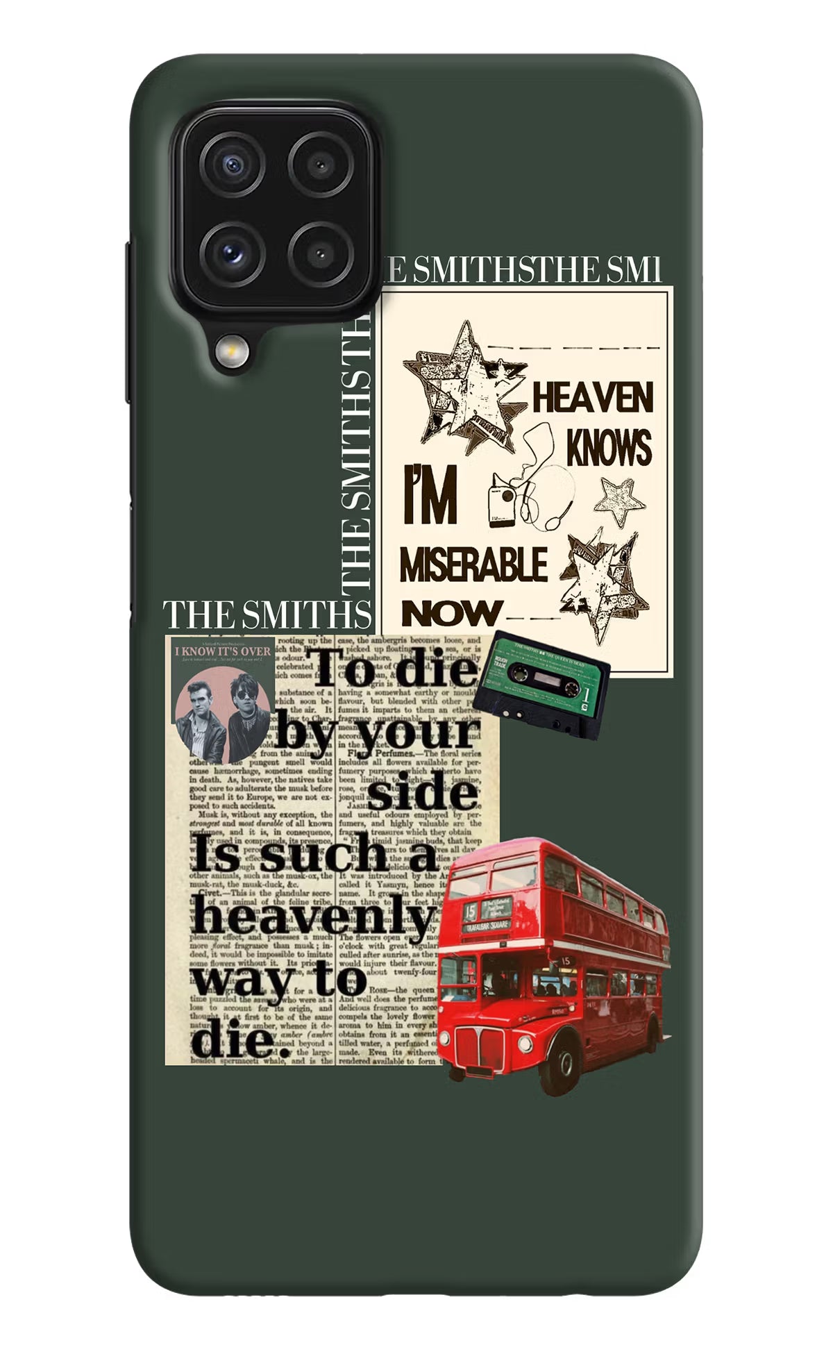 The Smiths Samsung A22 4G Hard Case Back Cover by Casekaro