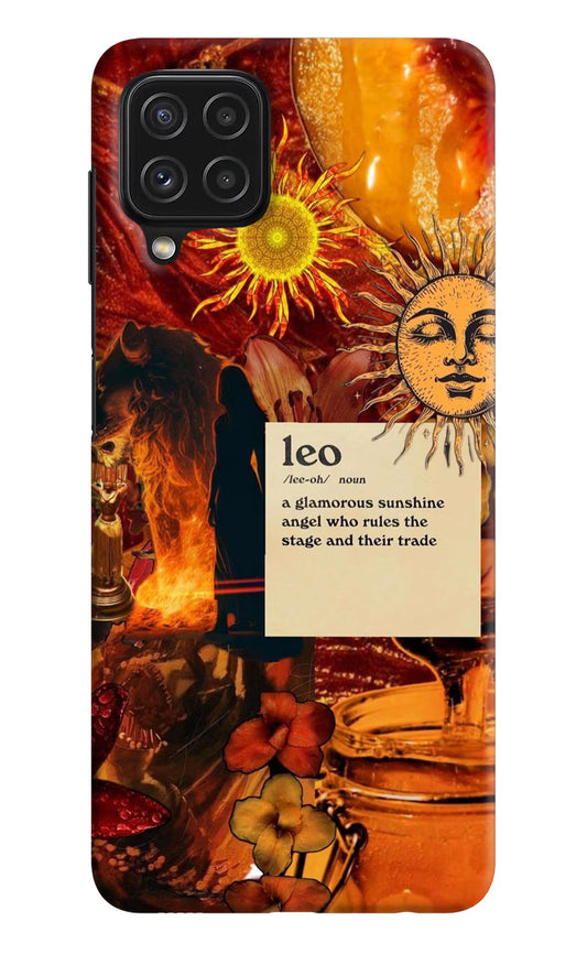Leo Zodiac Samsung A22 4G Hard Case Back Cover by Casekaro