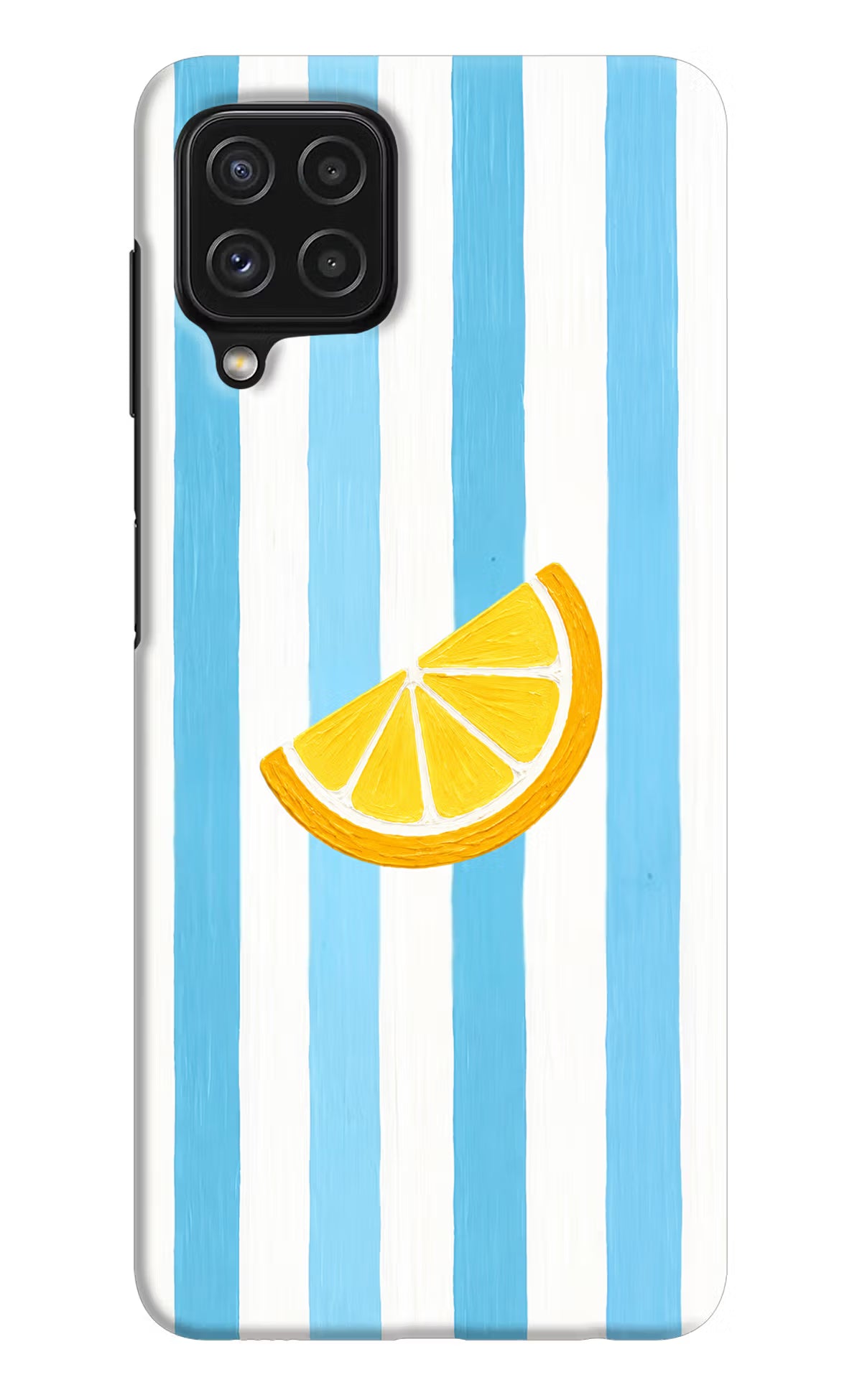 Summer Lemon Samsung A22 4G Hard Case Back Cover by Casekaro