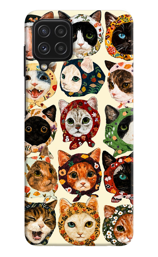 Cool Cat Samsung A22 4G Hard Case Back Cover by Casekaro