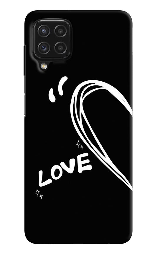 Love Line Samsung A22 4G Hard Case Back Cover by Casekaro