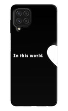 This World Samsung A22 4G Hard Case Back Cover by Casekaro