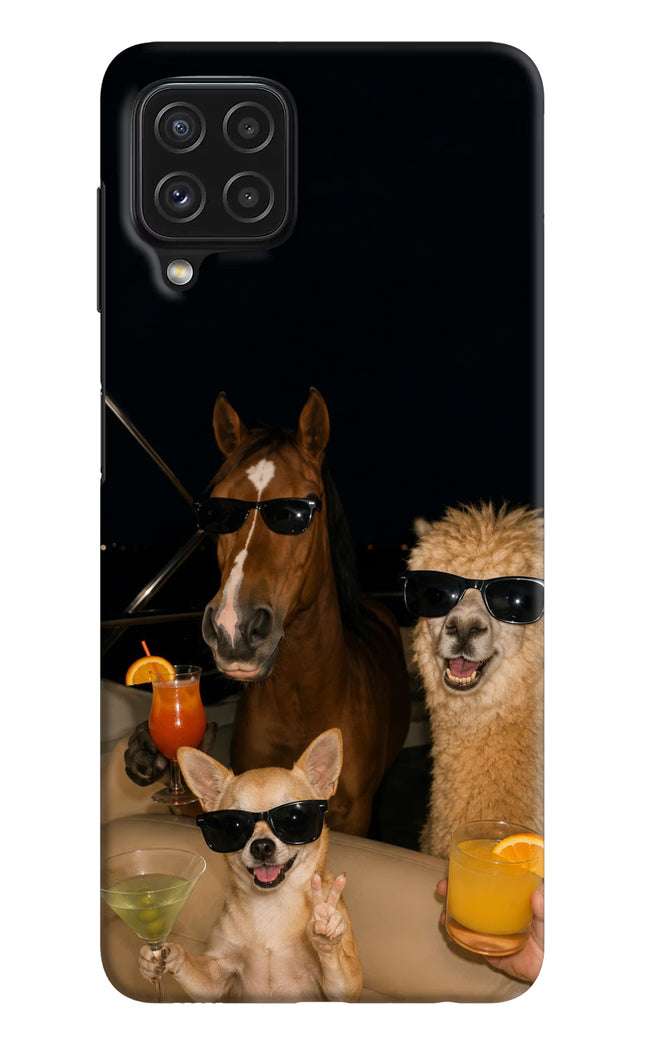 Party Squad Samsung A22 4G Hard Case Back Cover by Casekaro