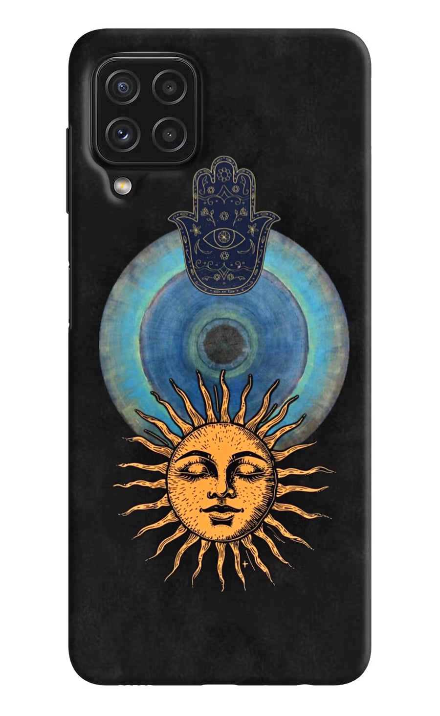 Divine Sun Samsung A22 4G Back Cover, Hard case